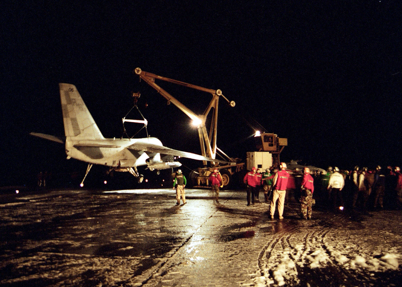 S-3 had a landing gear failure